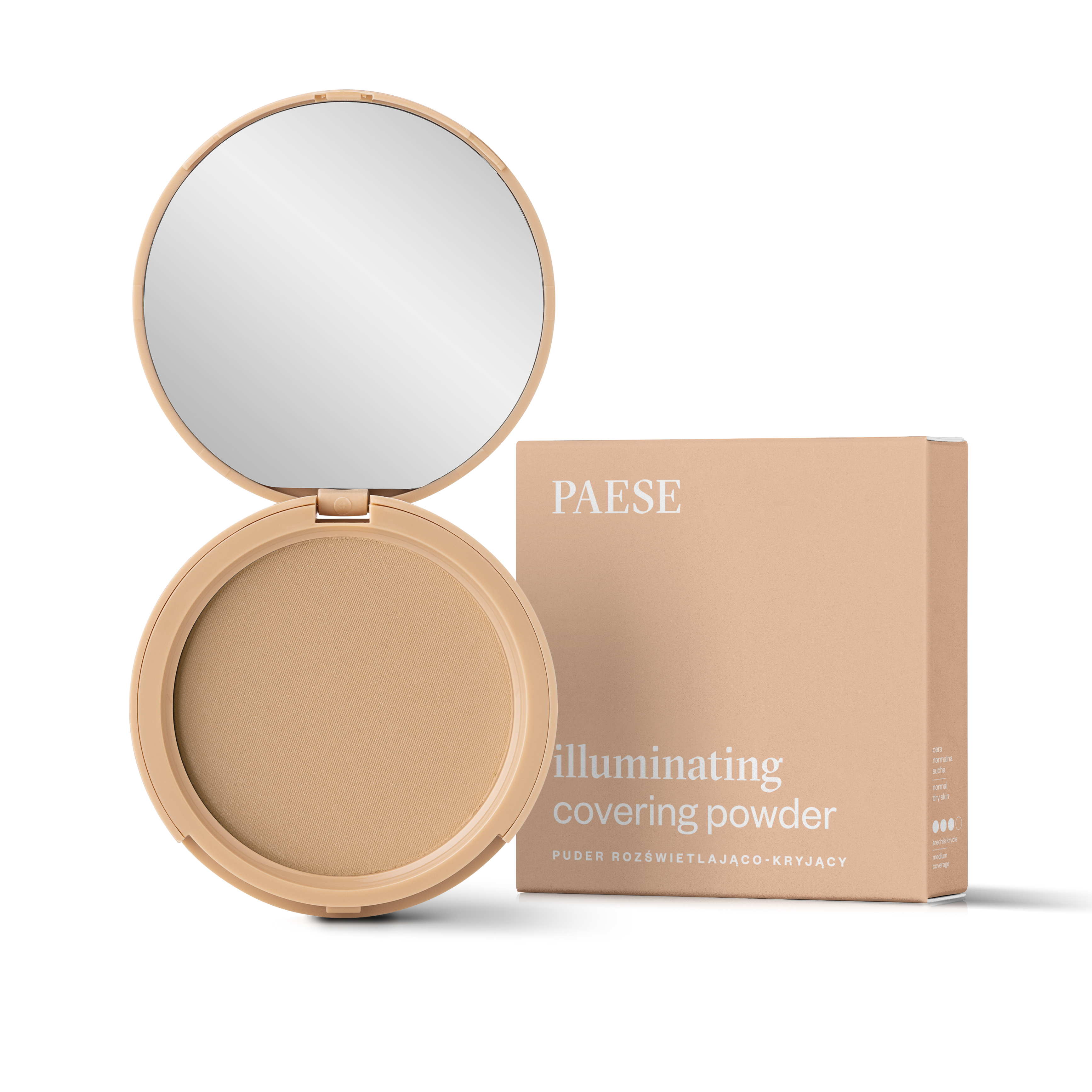 Rozjasňující a krycí pudr - 1C warm beige