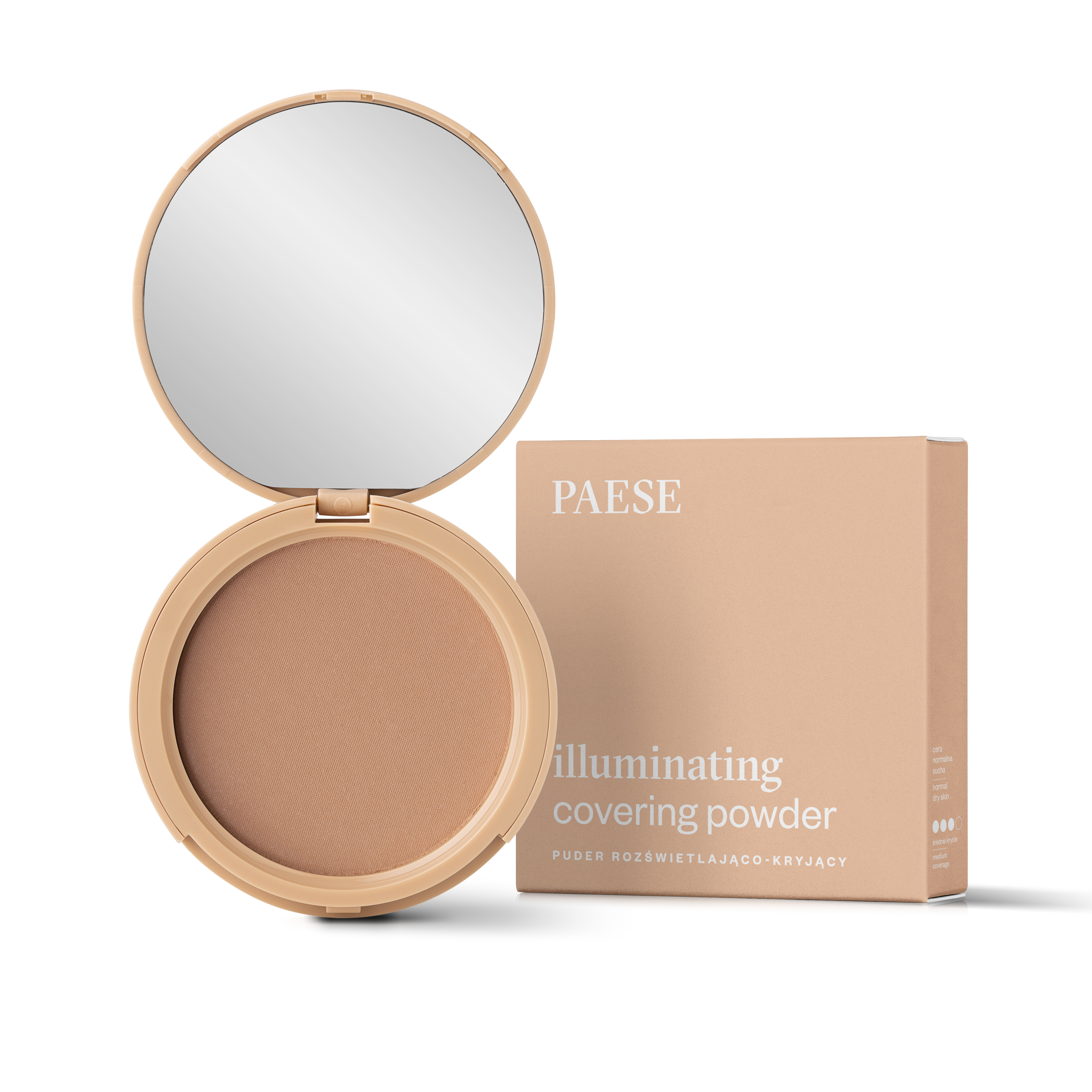 Rozjasňující a krycí pudr - 3C Golden beige