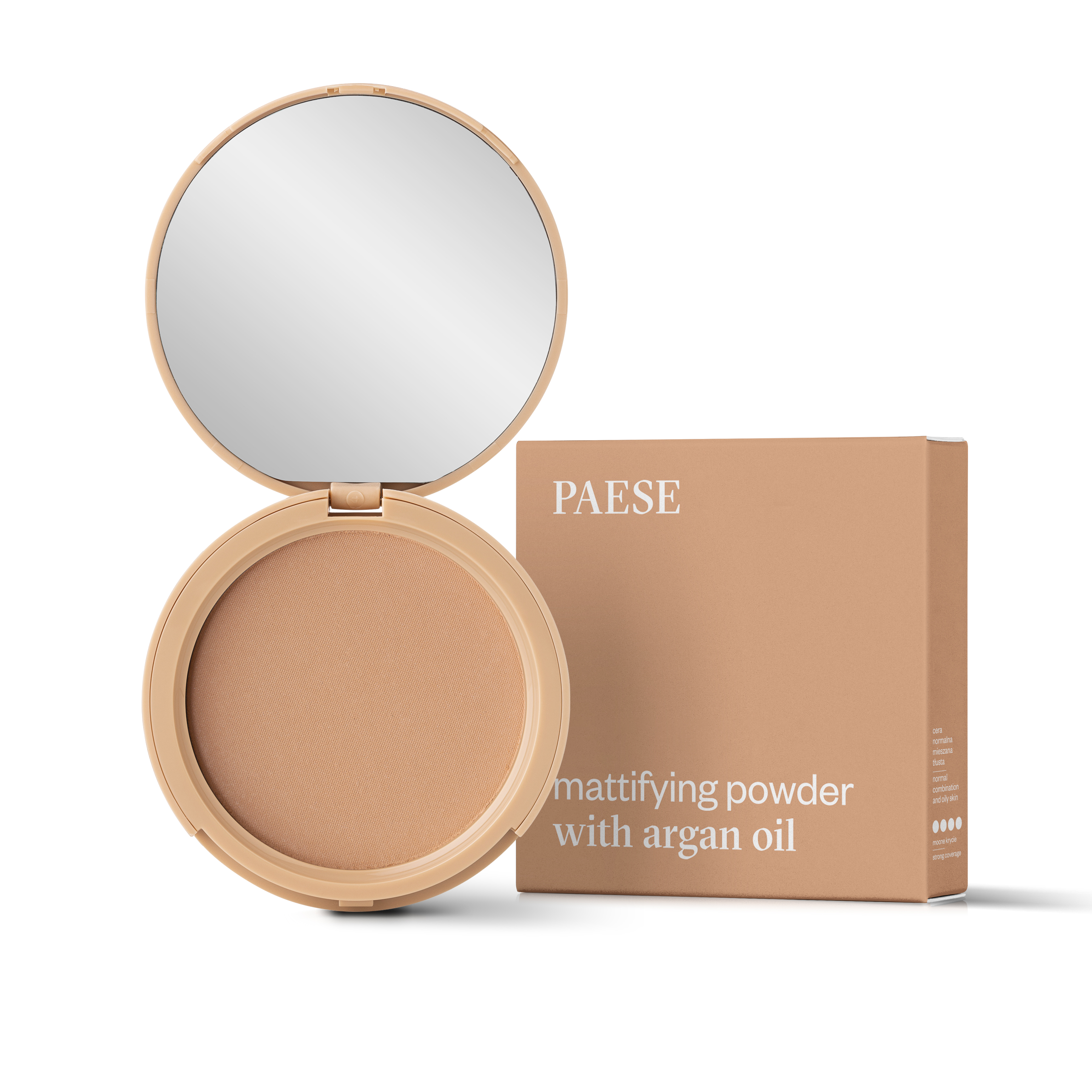 Matující pudr s arganovým olejem  - 03 Beige