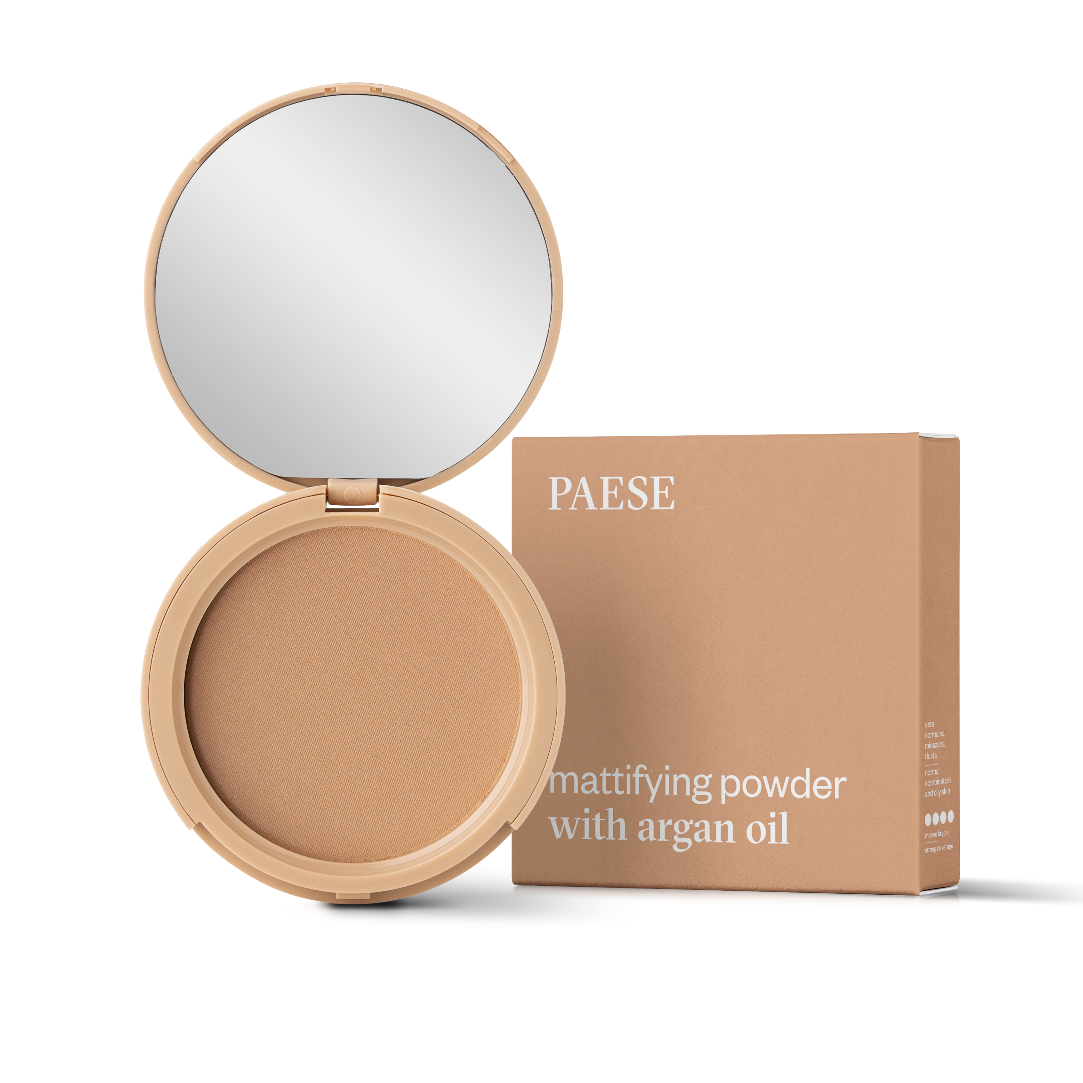 Matující pudr s arganovým olejem  - 05 Golden Beige