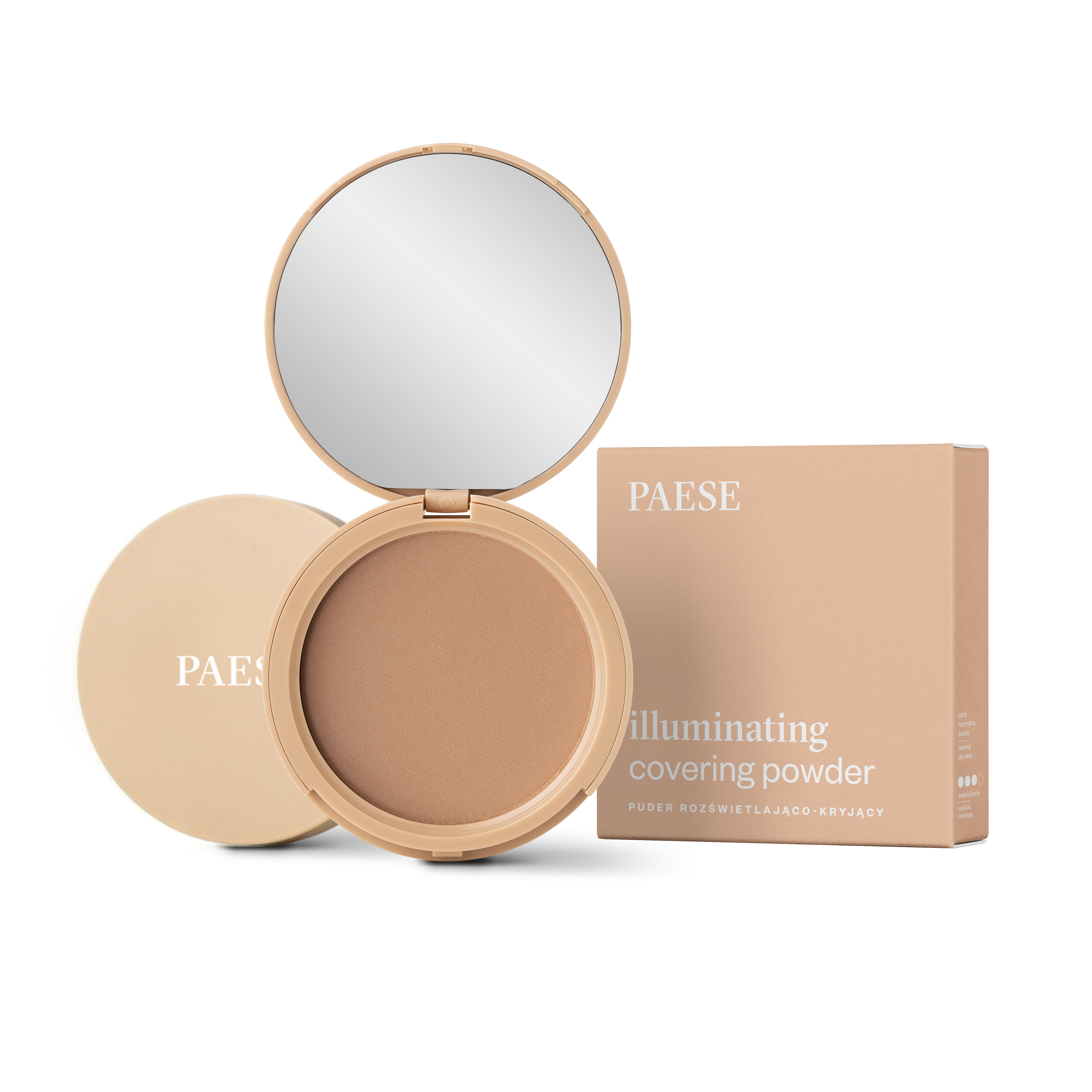 Rozjasňující a krycí pudr - 3C Golden beige