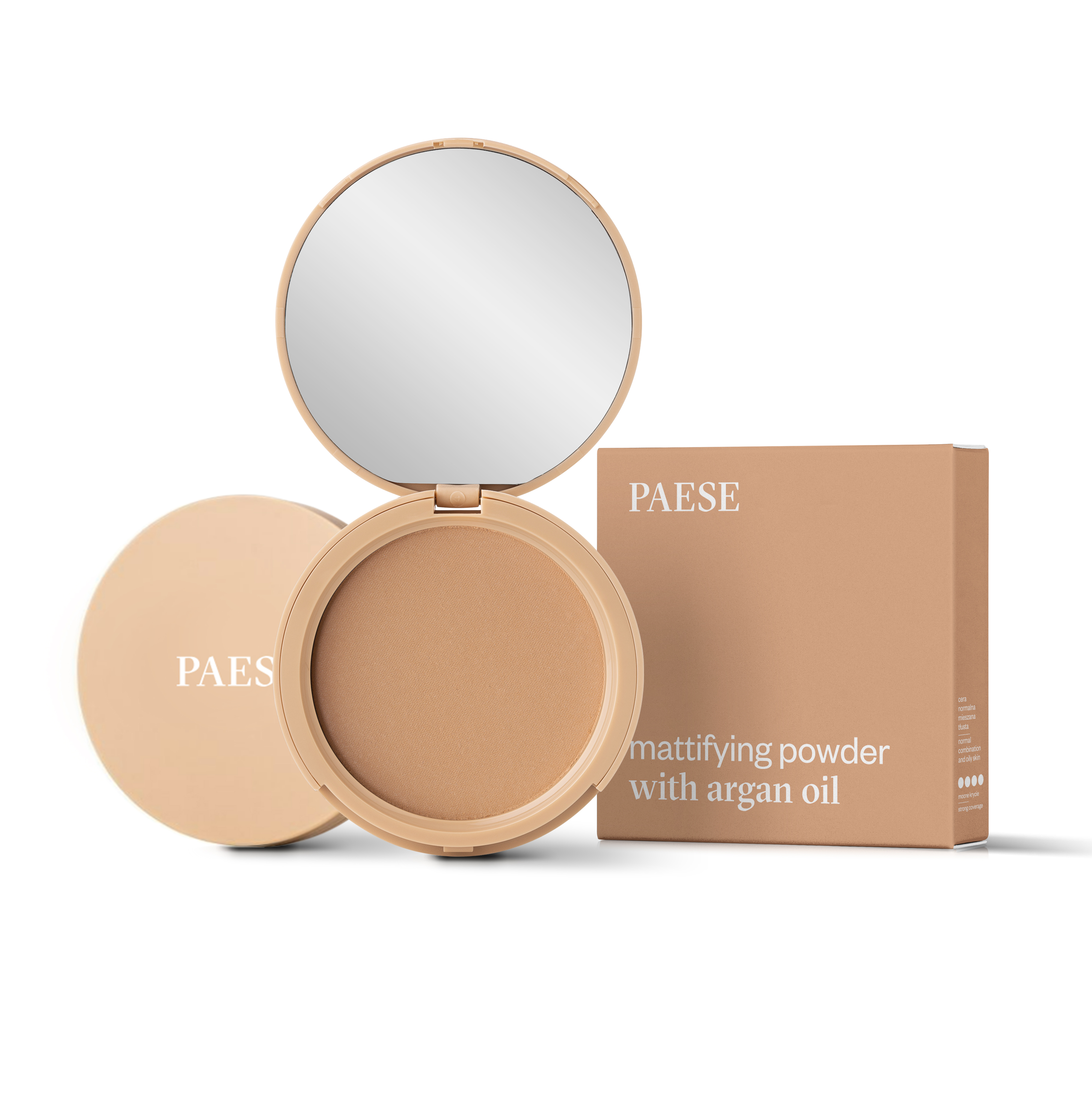 Matující pudr s arganovým olejem  - 05 Golden Beige